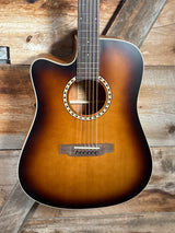 Teton Dreadnought Cutaway Acoustic Electric Lefty