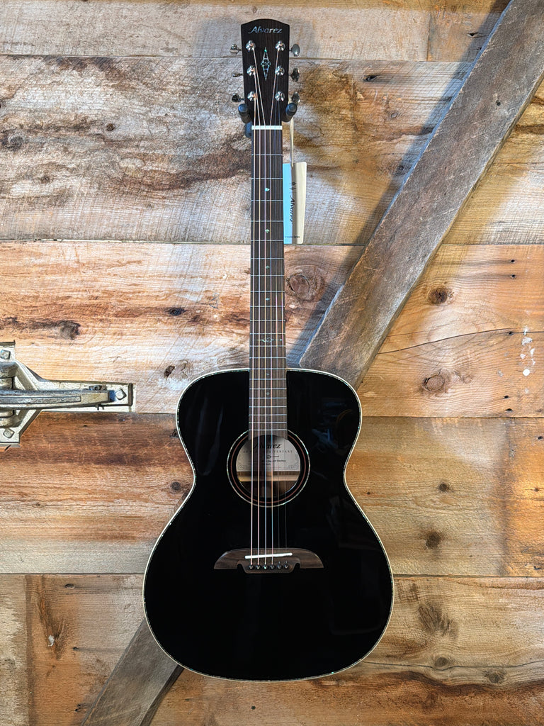 Alvarez MF70 Diamond Black Top – Starr's Guitars