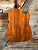 Teton Dreadnought Cutaway Acoustic Electric Lefty
