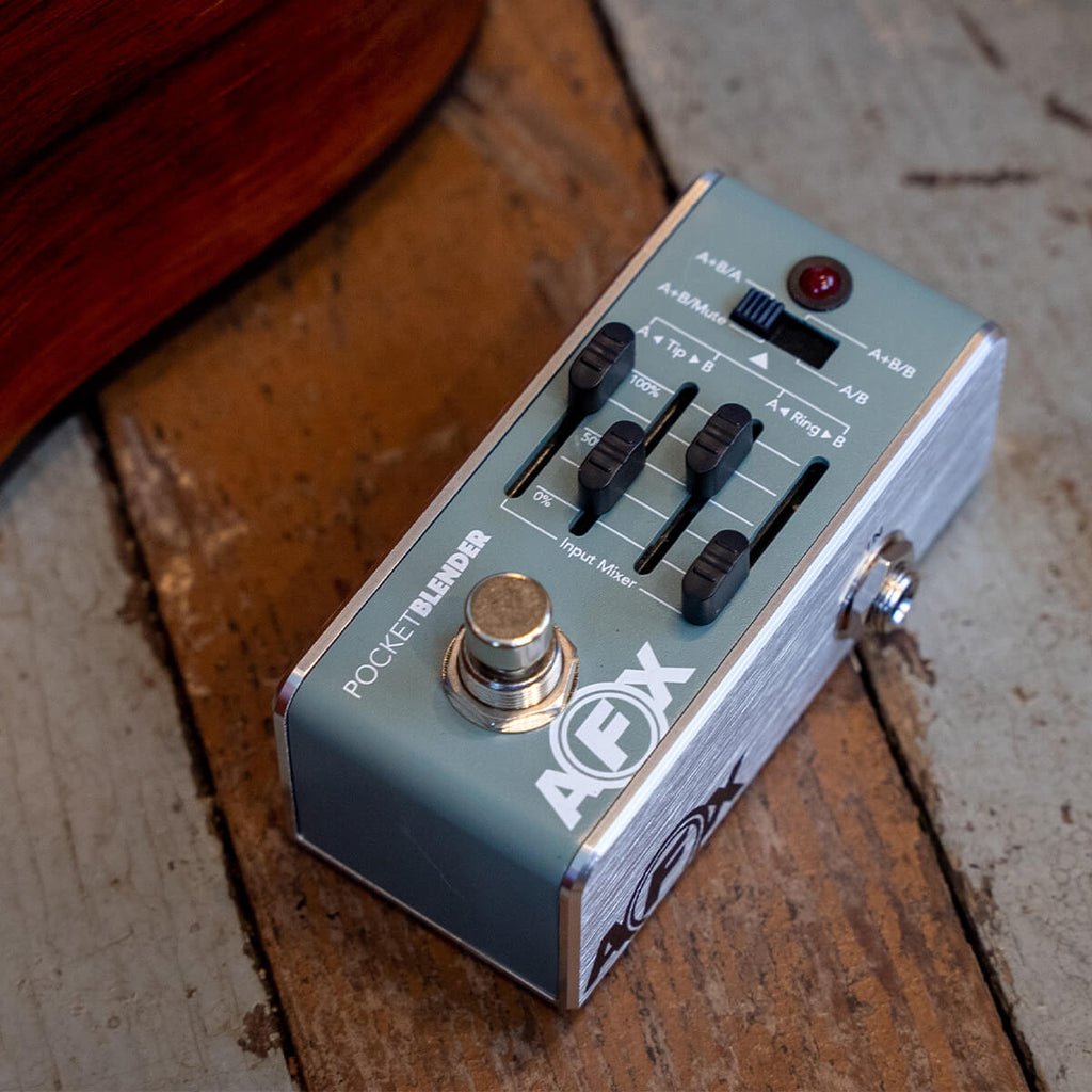guitar blender pedal Fishman AFX Pocket Blender – Starr's Guitars