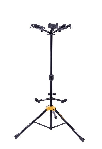 Hercules AUTO GRIP SYSTEM TRIPLE GUITAR STAND, FOLDABLE BACKREST GS432B PLUS
