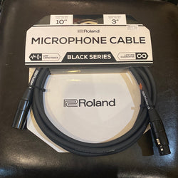 Roland Black Series 10ft Microphone Cable