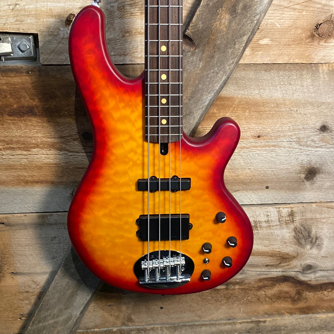 Lakland Skyline 44-02 Deluxe Bass Guitar - Satin Cherryburst