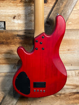 Lakland Skyline 44-02 Deluxe Bass Guitar - Satin Cherryburst with Rosewood Fingerboard