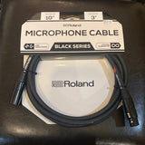 Roland Black Series 10ft Microphone Cable