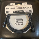Roland Black Series 15ft Microphone Cable